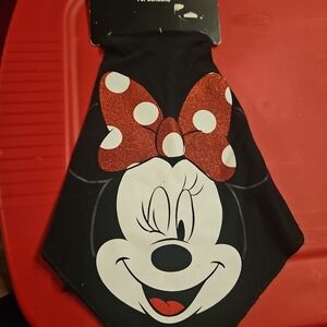 Disney Minnie Mouse Black and Red Dog Bandana
